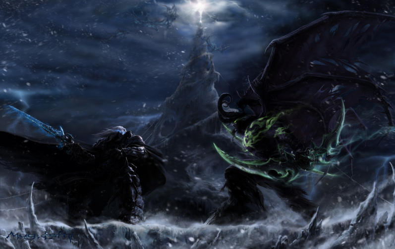 伊利丹与阿尔萨斯的决战