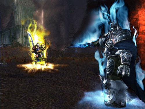 弗丁与阿尔萨斯，圣光与黑暗的对决