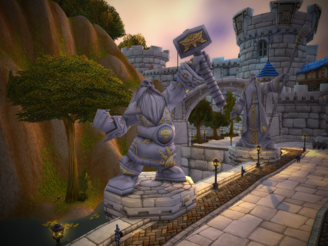 英雄谷的库德兰雕像