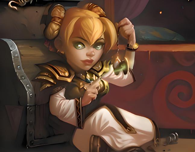 卡牌中克罗米的形象