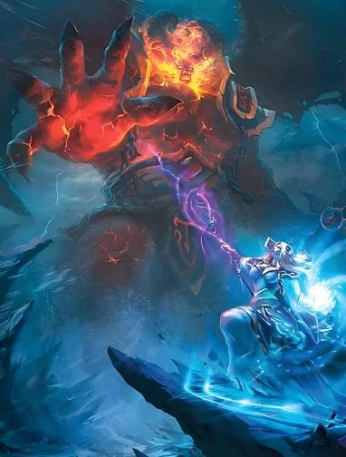 艾格文与萨格拉斯之战图片