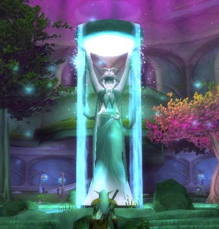 艾露恩的第一任最高女祭司海尔德尼的雕像