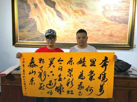 李冠志和制片人汪大智