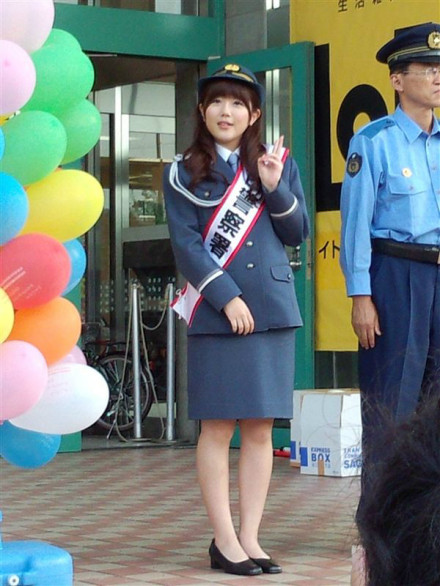 宫崎美穗担任一日警署长