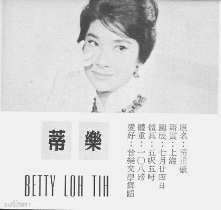乐蒂在邵氏时期的资料 