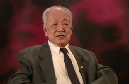 崔超明晚年   2003年11月于广州珠江广场海安楼