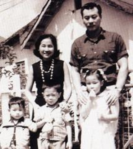 乔宏和妻子儿女在石寓